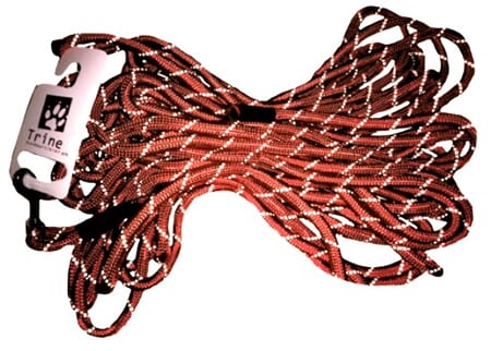 Sporline med refleks 6mm 15 meter Rød