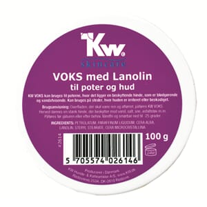KW Voks med Lanolin til poter og hud 100gr