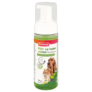 Bio flått og loppemiddel håndskum hund og katt 150ml