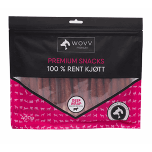 Wovv tyggepinner med oksekjøtt 400g (30pk)