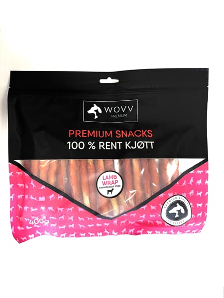 Wovv tyggepinner med lam 400g (30pk)