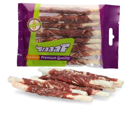 Braaaf Rollsticks Lamb & Fish 12cm (8stk)