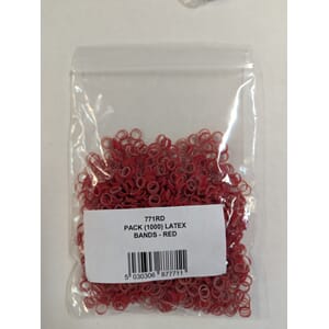 Strikk Latex Rød 1000stk