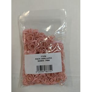 Strikk Latex Rosa 1000stk