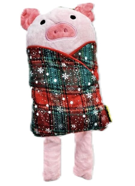 Hundeleke Julegris m/pip 30cm