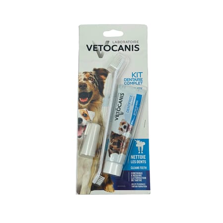 Vetocanis Tannkrem & Tannbørste 85 g