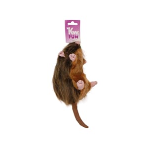 KW Fun Naturens dyr rotte stor 20 cm