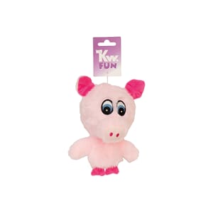 KW Griseball TPR rosa med pip plysj 16 cm