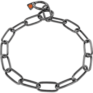 Sprenger Strupekjetting Langlenket 4mm sort