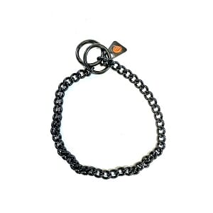 Sprenger strupekjetting kortlenket Sort