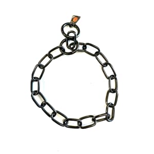 Sprenger strupekjetting langlenket medium Sort 3mm