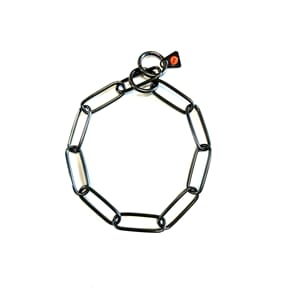 Sprenger strupekjetting langlenket Sort 3mm