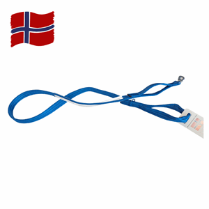 Kobbel i webb m.refleks Blå 25mm, m.håndtak og ring